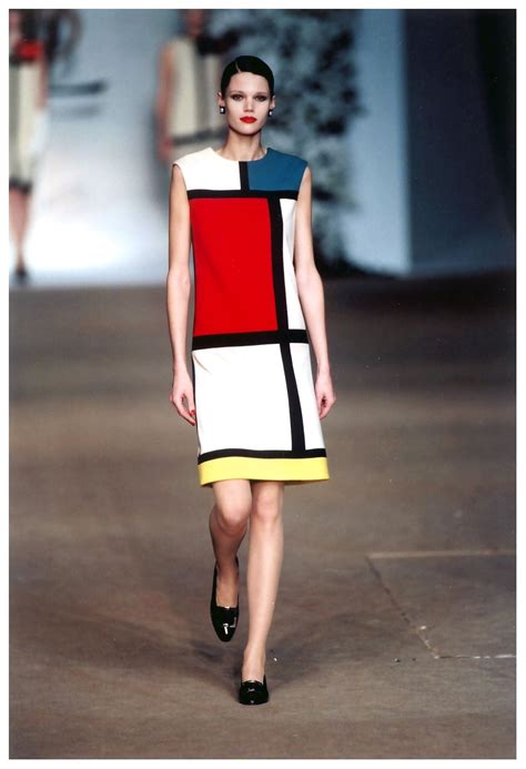 mondrian dress by yves saint laurent|mondrian inspired clothing.